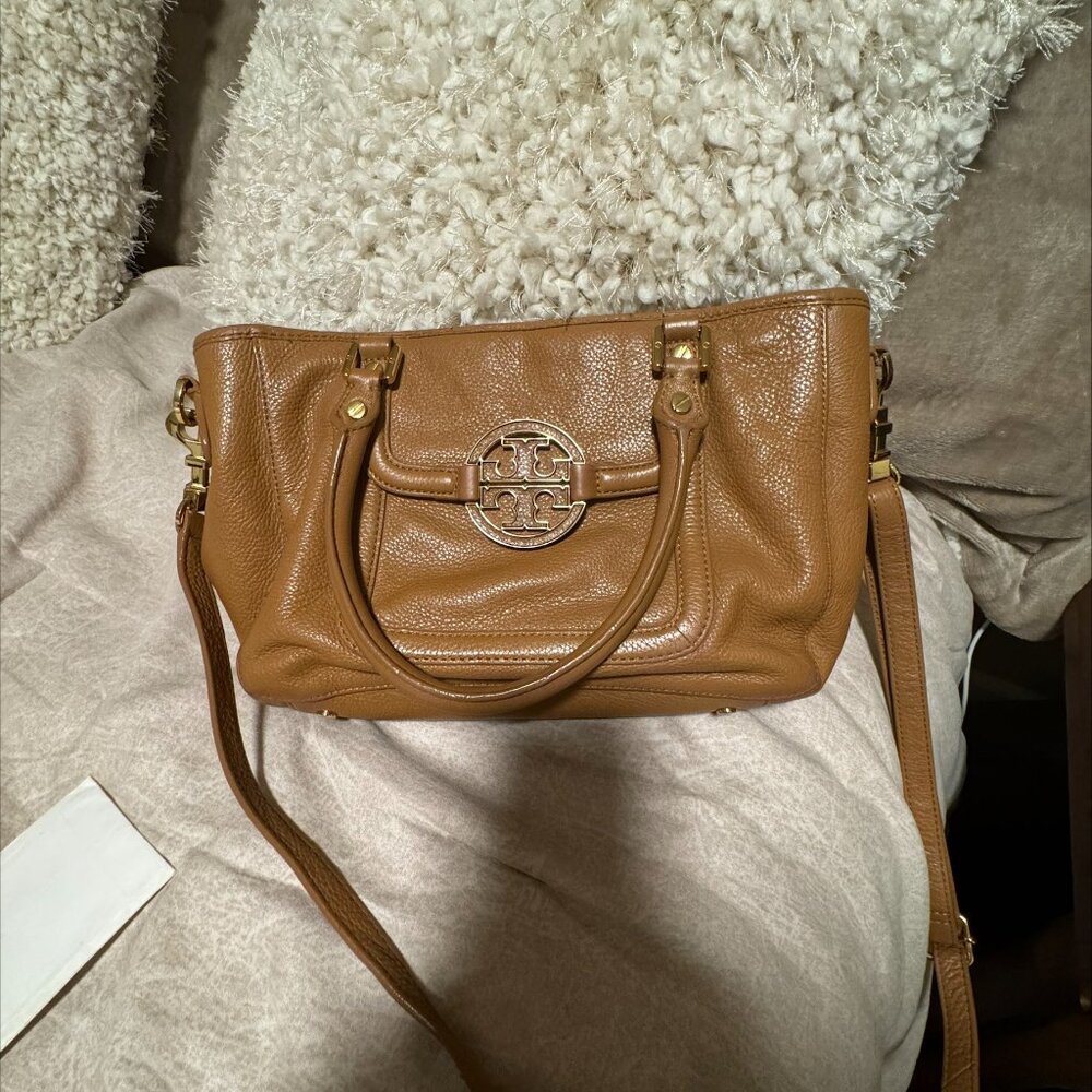 Tory Burch tan/light brown crossbody handbag  - Excellent  cond
